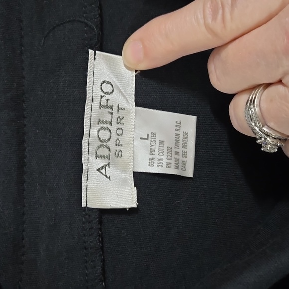 Adolf Black Long Sleeve Top - Picture 6 of 7